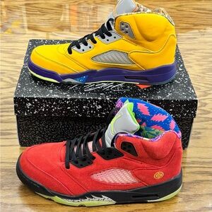 Nike Air Jordan 5 Retro SE “What The” Men's Size 11 CZ5725-700 Solar Orange Red